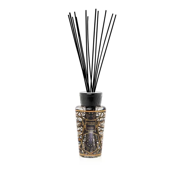 Baobab Arabian Nights Diffuser 500 ml - Raumduft mit Safran, Oud & Weihrauch, dekorativer Glasflakon, geschenkt mit Tasche