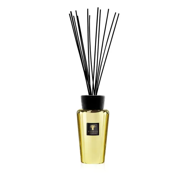 Baobab Aurum Diffuser 500 ml | Les Exclusives | Sambac-Jasmin & Moschus | Eleganter Glasflakon | Gratis Geschenktasche