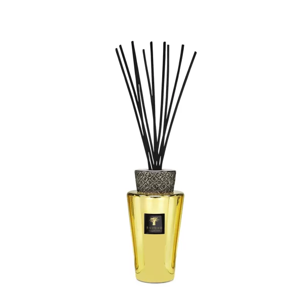 Baobab Aurum Totem Diffuser 2L | Les Exclusives | Jasmin & Moschus | Handbemalt, Keramikaufsatz | Luxus Raumduft | Geschenkidee