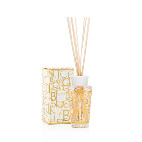 Baobab Aurum Diffuser 250 ml - My First Baobab, Jasmin & Moschus, elegantes Monogramm-Design, Raumduftverteiler für stilvolles Ambiente