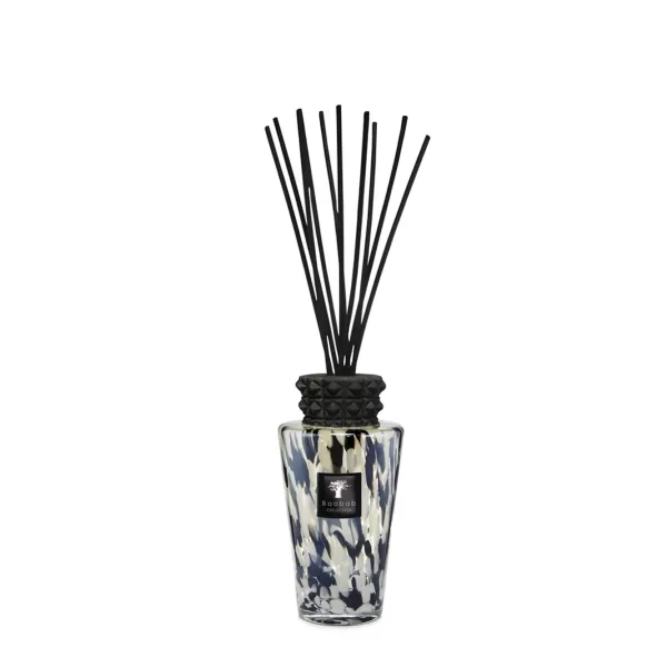 Baobab Black Pearls Totem Luxury Diffuser 2L – Raumduft mit Schwarzer Rose & Ingwer, handgefertigter Keramikaufsatz, Geschenktasche inklusive