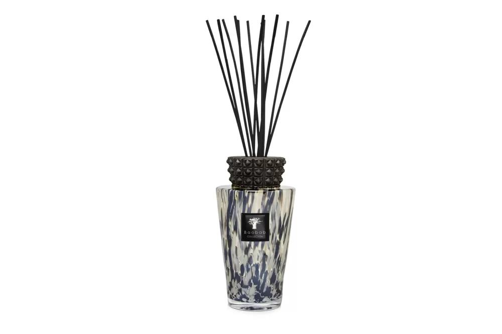 Baobab Totem Luxury Diffuser Black Pearls 5L - Duft von Schwarzer Rose & Ingwer, handgefertigter Keramikaufsatz, Geschenkidee, inkl. Geschenktasche