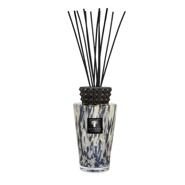 Baobab Totem Luxury Diffuser Black Pearls 5L - Duft von Schwarzer Rose & Ingwer, handgefertigter Keramikaufsatz, Geschenkidee, inkl. Geschenktasche