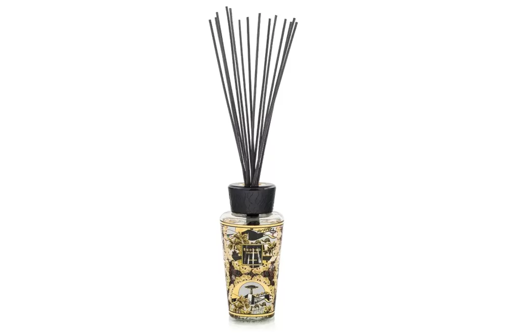 Baobab Caravane Diffuser 500 ml - Limited Edition, Holzduft mit Tanne & Vetiver, 24-karätiges Golddesign, Geschenktasche gratis!