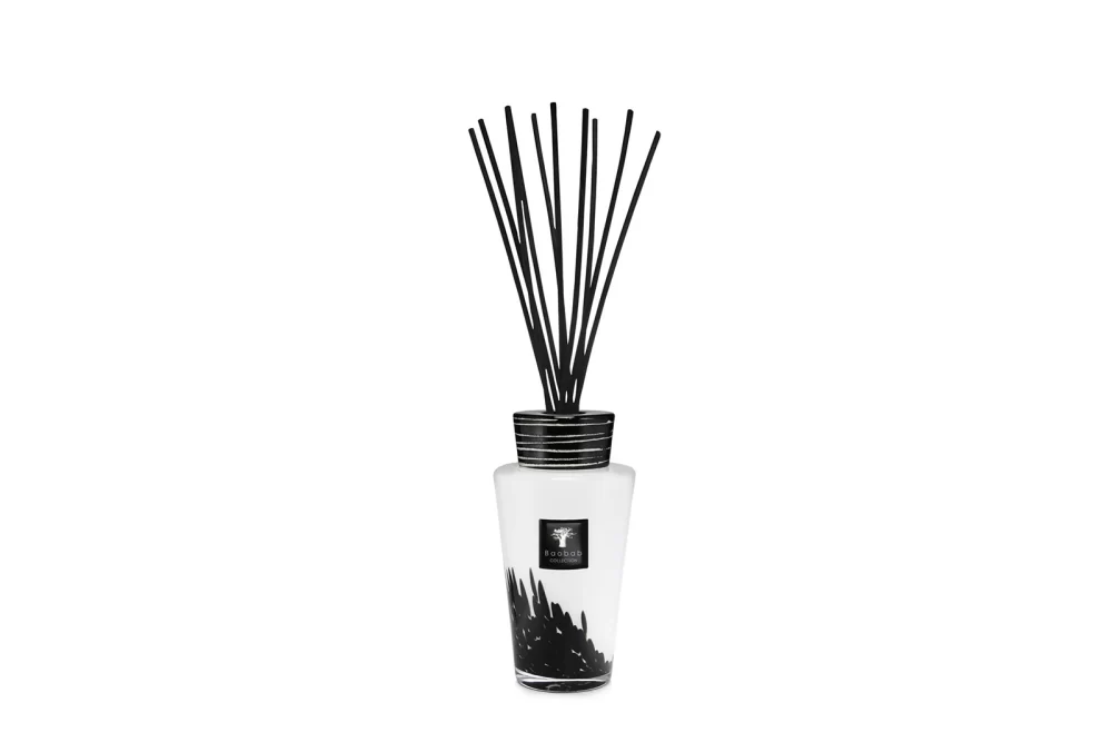 Baobab Feathers Totem Luxury Diffuser 2L - Schwarze Rose, Oud, Handgefertigter Flakon, Geschenkidee, Raumduft, Orientalischer Stil