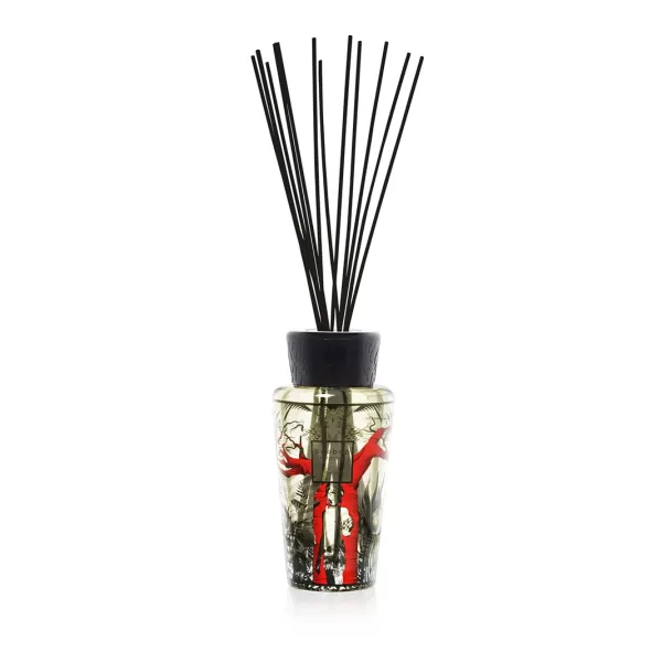 Baobab Diffuser Feathers Maasai 500 ml – Maskulines Aroma mit Amber, Patchouli & Rum, elegantes Design, 6-9 Monate Duftdauer, Geschenktasche inklusive