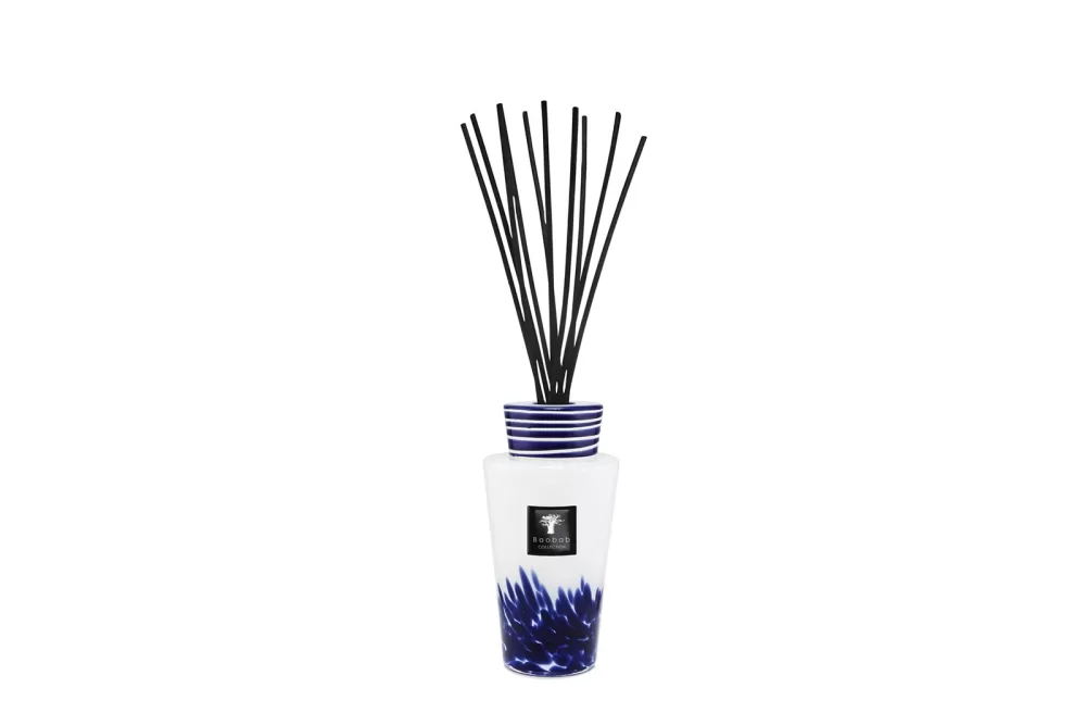 Baobab Feathers Touareg 2L Diffuser - Luxus Raumduft mit Minze, Jasmin & Moschus, handgefertigter Flakon, edle Geschenkidee