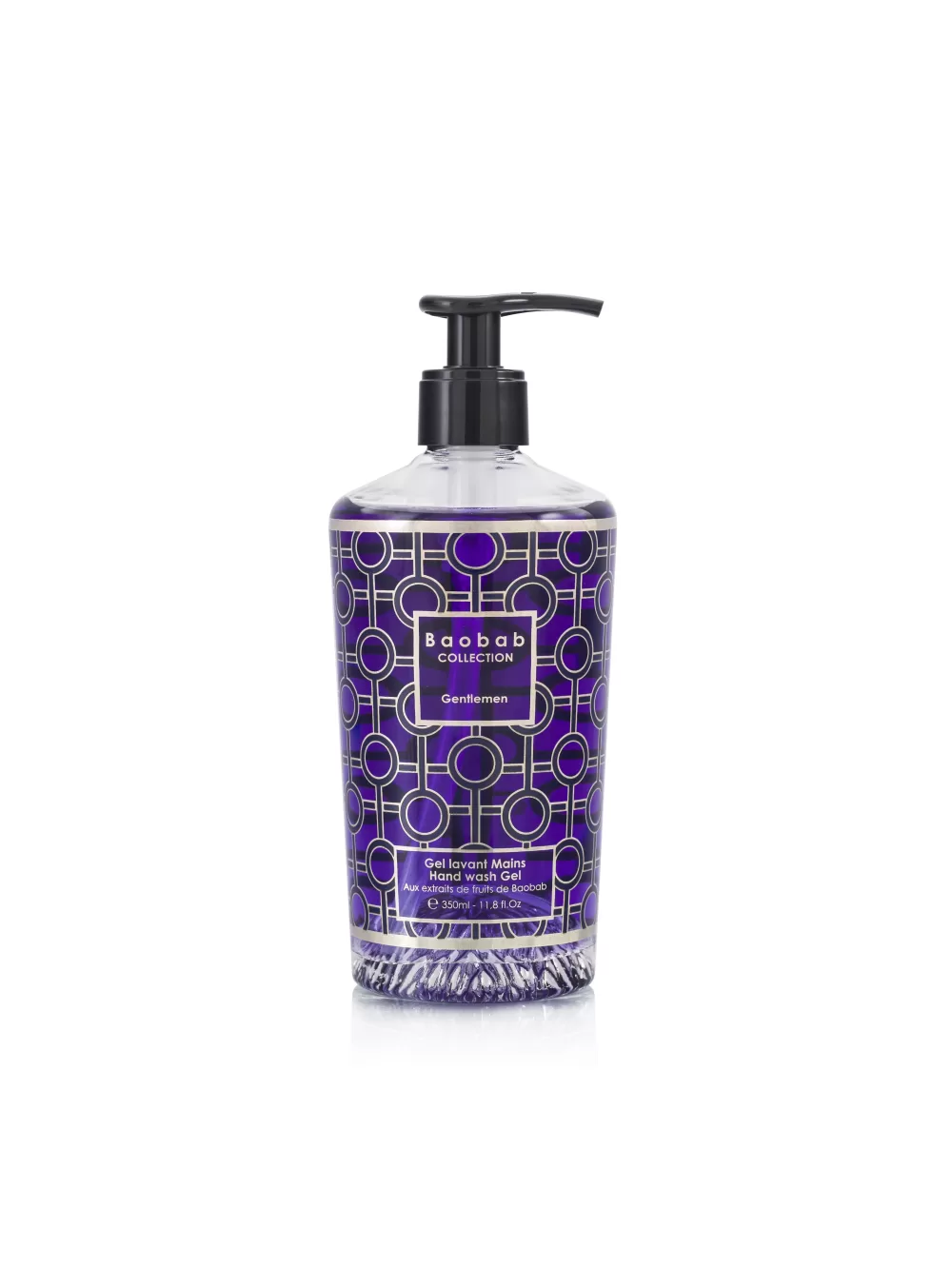 Baobab Gentlemen Hand Wash Gel – Feuchtigkeitsspendendes Reinigungsgel in Glasflakon, orientalischer Duft mit Rum & Safran, 300ml