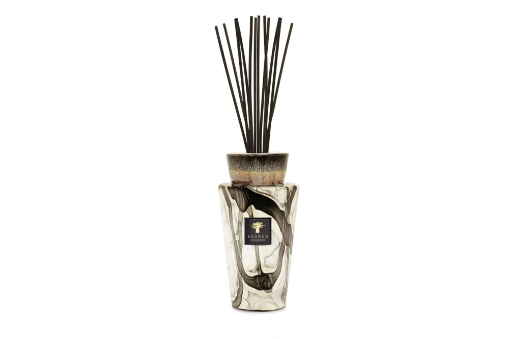 Baobab Totem Luxury Bottle Diffuser 5L - Marble, Tuberose & Leather, Handcrafted Ceramic, Elegant Home Fragrance, Gift Included