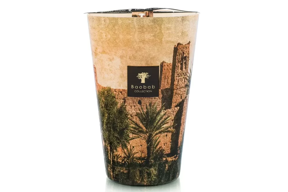 Baobab Orientalist Skoura Limited Edition Duftkerze – Zeder, Bernstein, Weihrauch, Handgefertigt, 90% Mineralwachs, Geschenkidee