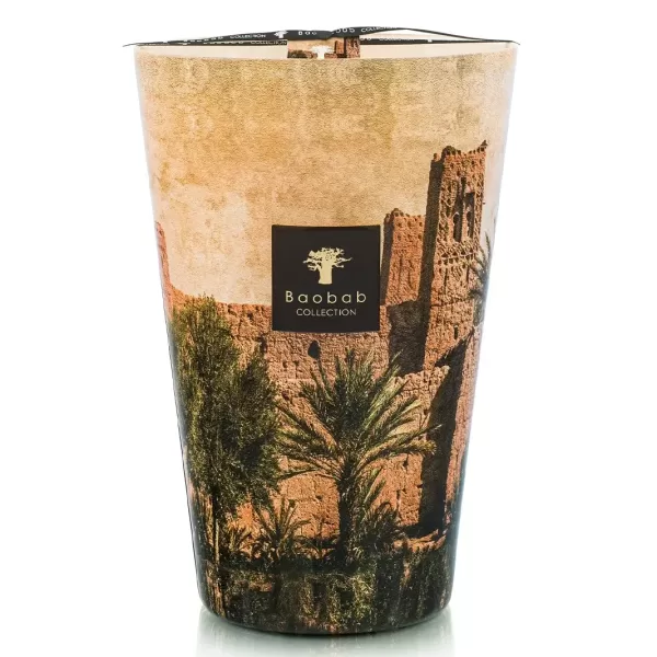 Baobab Orientalist Skoura Limited Edition Duftkerze – Zeder, Bernstein, Weihrauch, Handgefertigt, 90% Mineralwachs, Geschenkidee