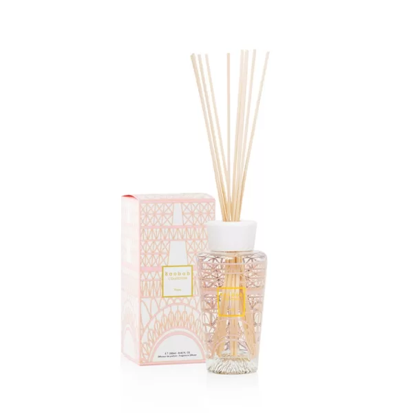 Baobab Paris My First Baobab Diffuser 250 ml – Raumduft mit Linde & Tulpe, romantisches Design inspiriert vom Eiffelturm