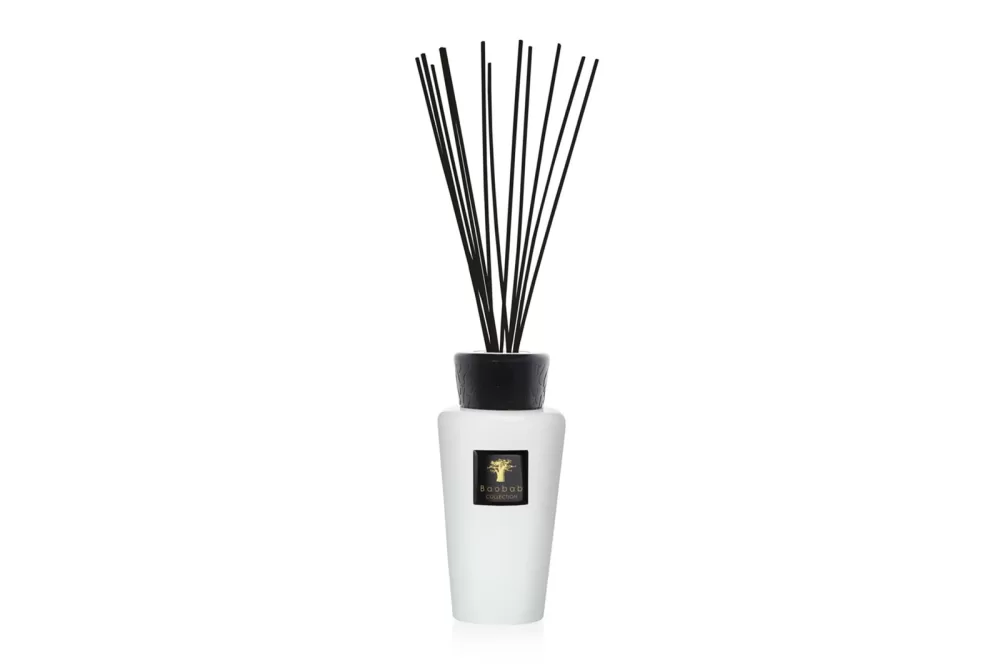 Baobab Pierre de Lune Diffuser 500 ml | Les Prestigieuses | Eisminze & Weißer Tee | Luxuriös | 6-9 Monate Duftdauer | Geschenktasche inkl.