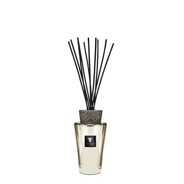 Baobab Totem Luxury Diffuser Platinum 250ml - Maskuliner Duft mit Grapefruit & Amber, Geschenkbox, 8 Stäbchen, Wiederbefüllbar, 15cm