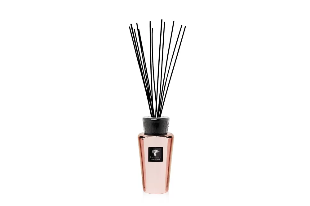 Baobab Roseum Diffuser 500 ml | Les Exclusives | Zarter Duft nach Bergamotte, Zeder & Moschus | Eleganter Raumduft mit Geschenktasche