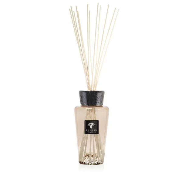 Baobab Diffuser 500 ml Serengeti Plains - All Seasons, Bergamotte & Rose, eleganter Taupe-Flakon, gratis Geschenktasche, 6-9 Monate Duftdauer