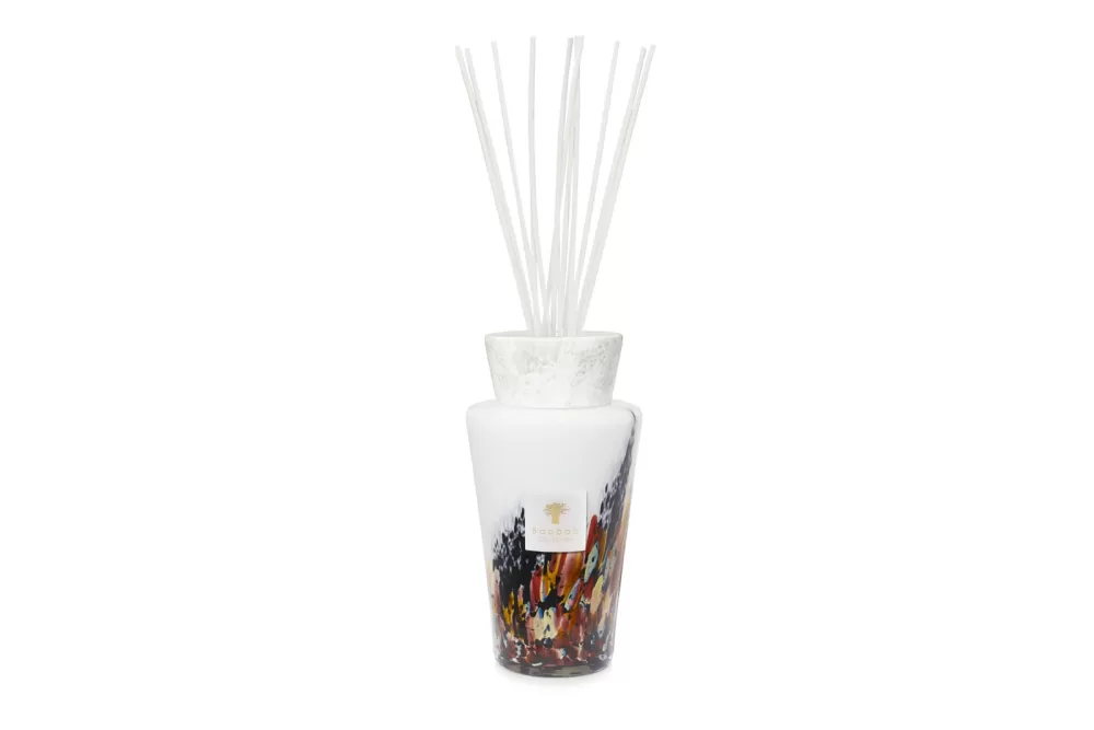 Baobab Tanjung Rainforest 5L Totem Luxury Diffuser - Zedernholz, Guajak, edles Opalglas, Geschenkidee, 24 Monate Duftdauer