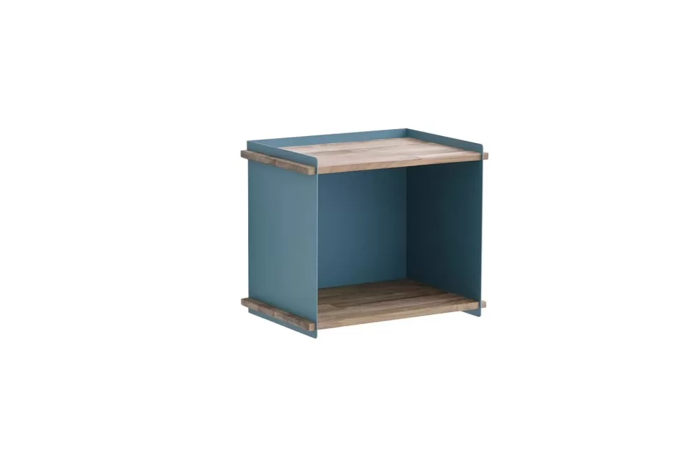 Cane-line Box Wandregal aus Teakholz in Aqua – Stilvolles Wanddesign für Garten und Balkon, wetterfest und langlebig