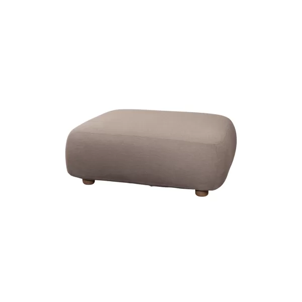 Cane-line Capture Modulsofa Pouf Outdoor Taupe – Flexibles, wetterfestes Design mit QuickDry & Airflow für gemütliche Lounges.