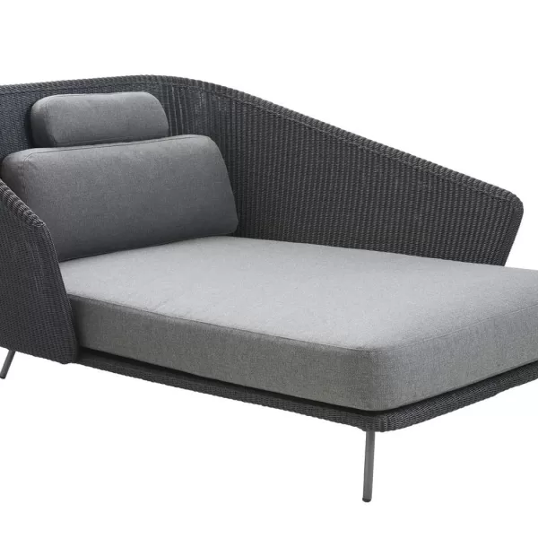 Cane-line Mega Schlafcouch Links - Modernes Daybed mit AirTouch, UV-beständig, schnelltrocknend, skandinavisches Design für Outdoor & Indoor