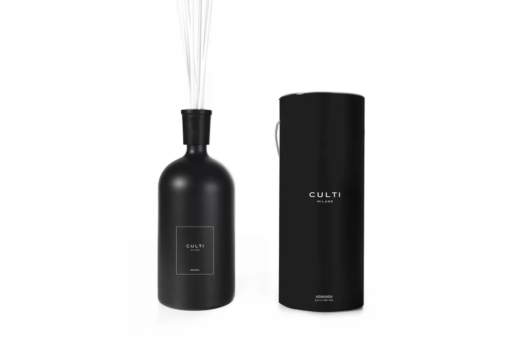 Culti Milano Aramara Diffuser 4300 ml | Stile Black Label | Zitrus Duft | Bitterorange, Bergamotte, Sandelholz | Elegantes Design