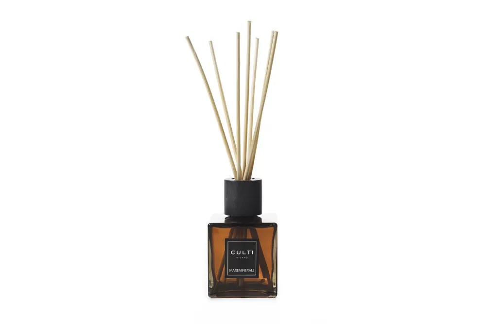 Culti Milano Mareminerale Diffuser 250 ml - Aquatische Noten, Fleur de Sel & weißer Moschus - Mediterraner Raumduft für Wohlbefinden