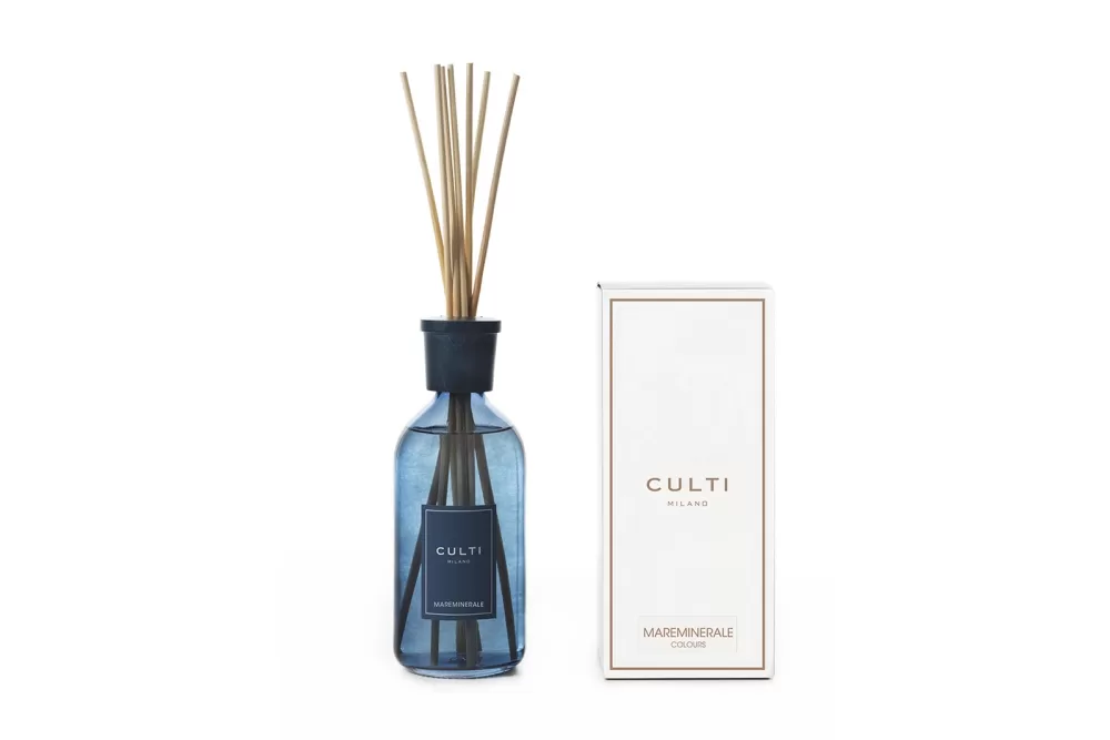 Culti Milano Mareminerale Diffuser 500 ml – Aquatischer Raumduft, Stile Colours, mediterrane Frische für 25 m², elegantes Design