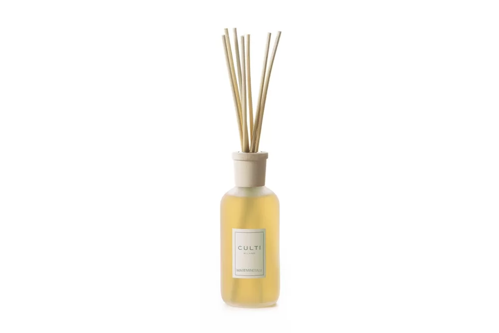 Culti Milano Mareminerale Diffuser 250 ml – Aromatischer Raumduft mit aquatischen Noten, Fleur de Sel & weißem Moschus, mediterranes Wohlbefinden