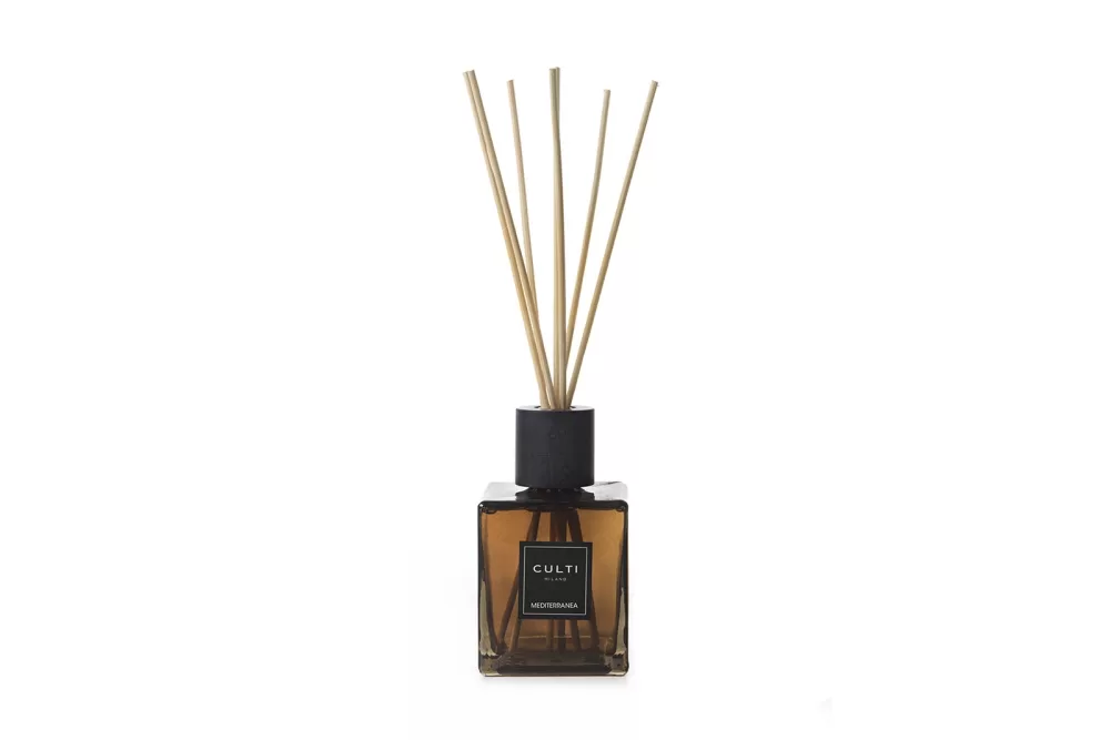 Culti Milano Mediterranea Diffuser 500 ml - Raumduft mit Zitrone, Ingwer & Zedernholz - Elegantes Design für Ihr Zuhause