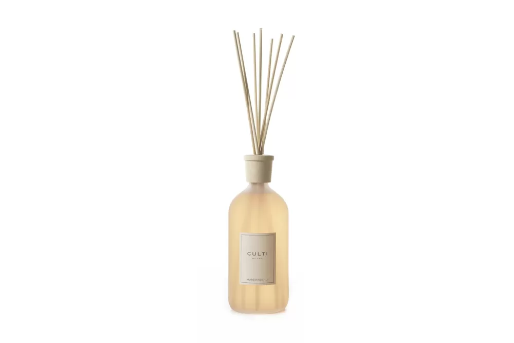 Culti Milano Mediterranea Diffuser 1000 ml - Holzig, Zitrone, Ingwer, Neroli - Eleganter Raumduft für ein mediterranes Ambiente