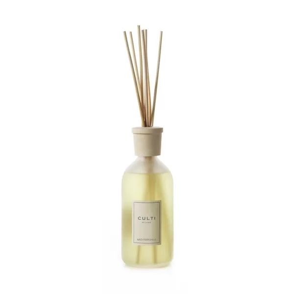 Culti Milano Mediterranea Diffuser 500 ml - Stilvoller Raumduft mit Zitrone, Ingwer & Zeder - Elegante Raumgestaltung, italienisches Design