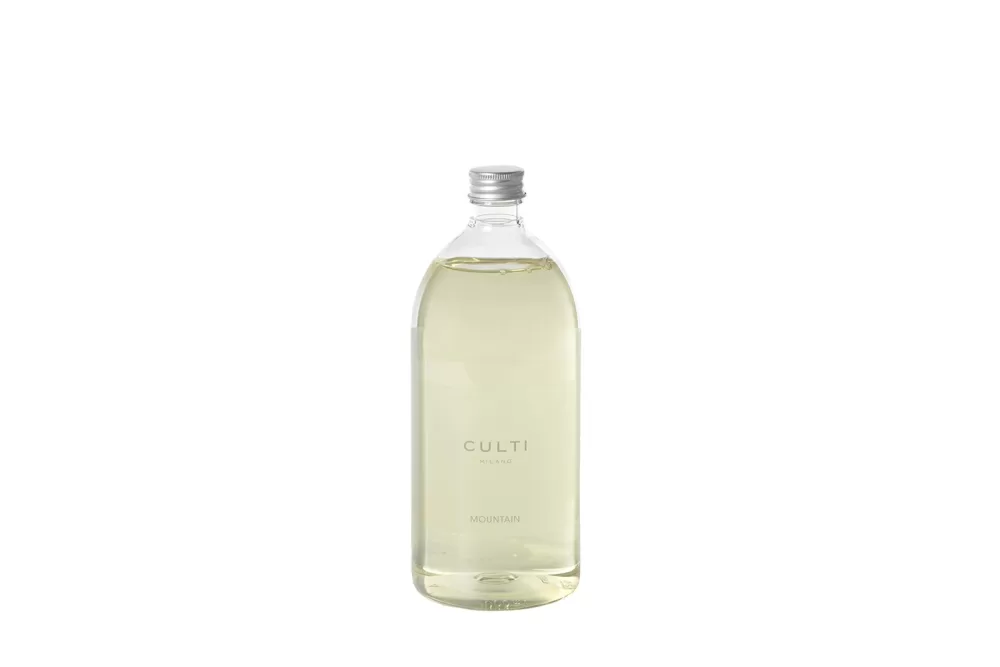 Culti Milano Mountain Refill 1000 ml - Holziger Raumduft mit Vetiver, Kardamon & Zedernholz für ein erfrischendes Wohnambiente