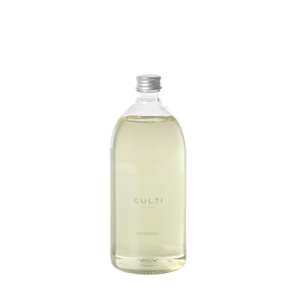 Culti Milano Mountain Refill 1000 ml - Holziger Raumduft mit Vetiver, Kardamon & Zedernholz für ein erfrischendes Wohnambiente