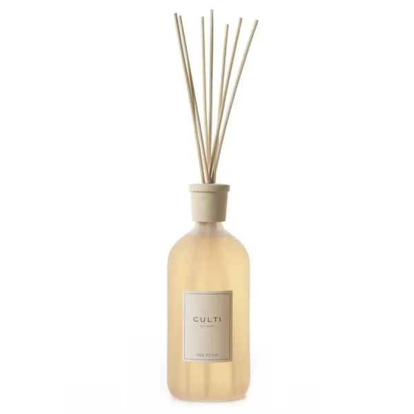 Culti Milano Ode Rosae Diffuser 1000 ml – Eleganter Raumduft mit marokkanischer Rose, Vetiver & Osmanthus, ideal für anspruchsvolle Duftliebhaber