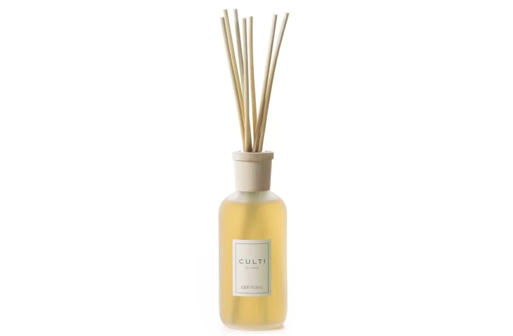 Culti Milano Ode Rosae Diffuser 250 ml – Eleganter Raumduft mit marokkanischer Rose, Cassis & Vetiver, ideal für stilvolle Interiors