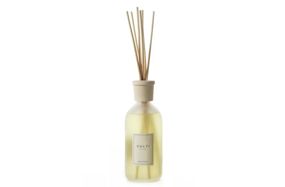 Culti Milano Ode Rosae Diffuser 500 ml – Eleganter Raumduft mit marokkanischer Rose, Vetiver & Osmanthus, ideal für stilvolles Ambiente