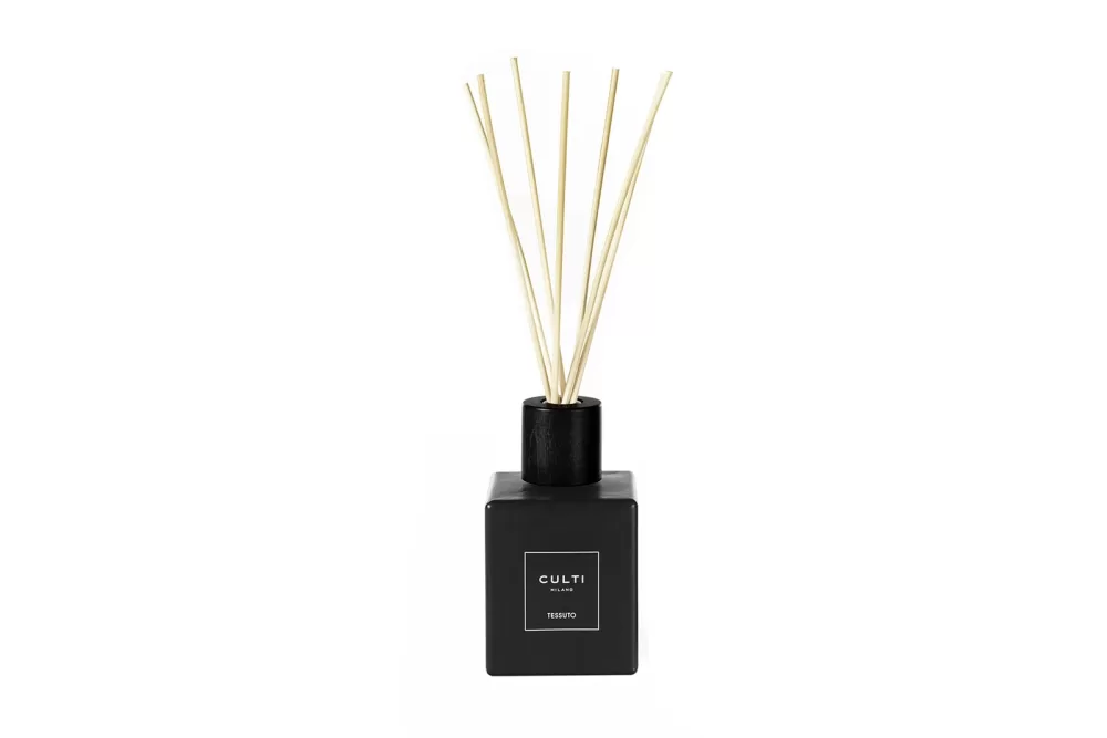 Culti Milano Diffuser Tessuto 500ml - Black Label, Jasmin, Cassis, Baumwolle, Weißer Moschus, Eleganter Raumduft, Italienisches Design