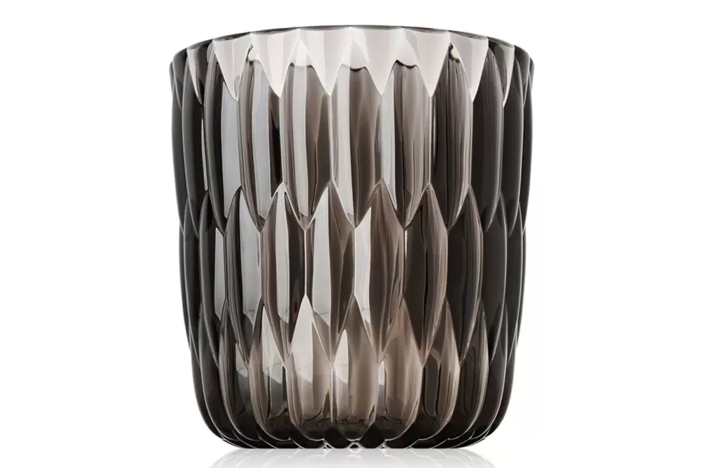 Kartell Jelly Vase Fumè – Einzigartiges Design aus Kunststoff, geleeartige Oberfläche, vielseitige Dekoration für jeden Raum, hochwertig verarbeitet.