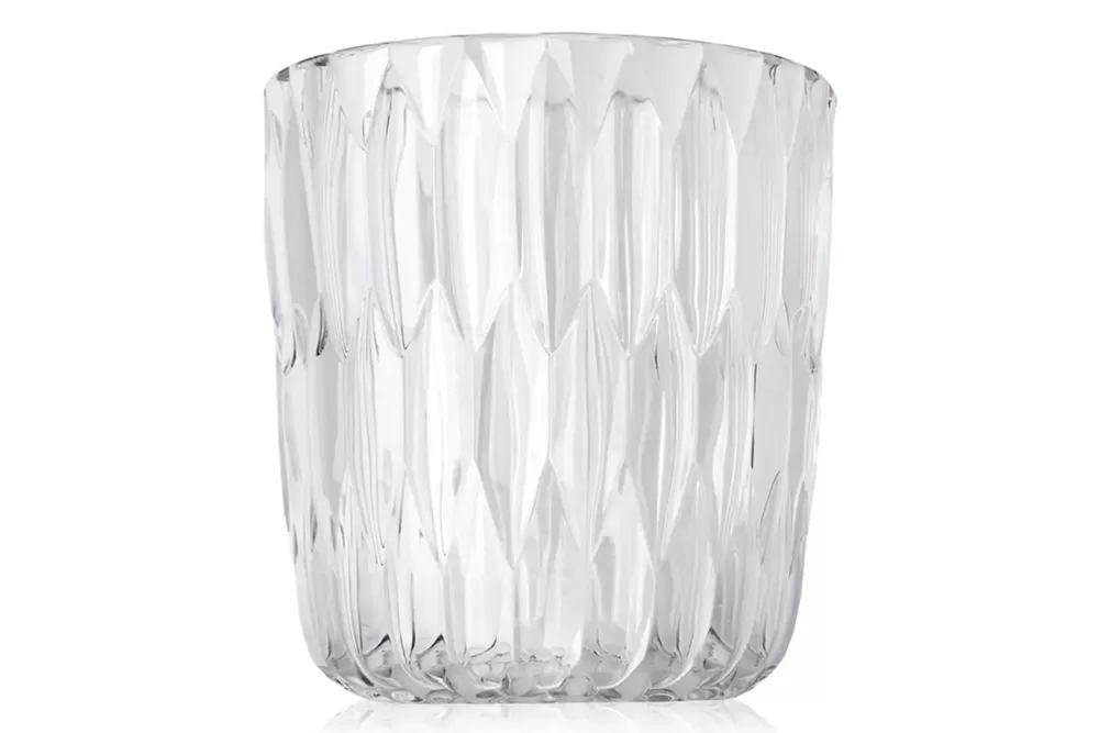 Kartell Jelly Vase - Kristall Design, einzigartige Kunststoff-Oberfläche, dekorativ, vielseitig, hochwertig, Must-have für Designliebhaber