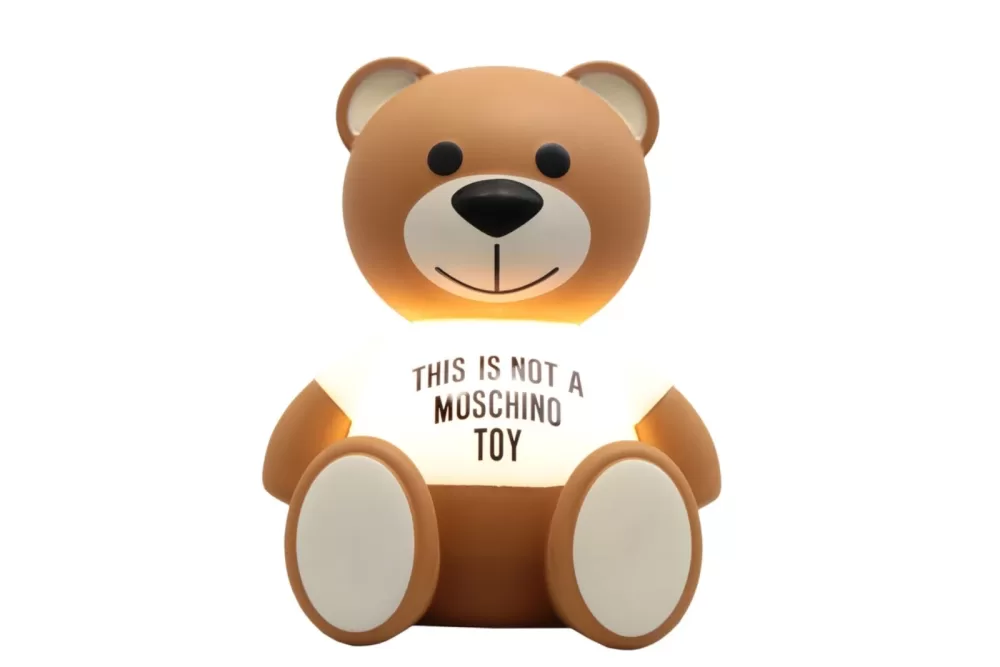 Kartell Toy Tischlampe Teddybär multicolor LED – Designerleuchte von Moschino, dekorativ für Kinderzimmer & Wohnzimmer, kultig & verspielt