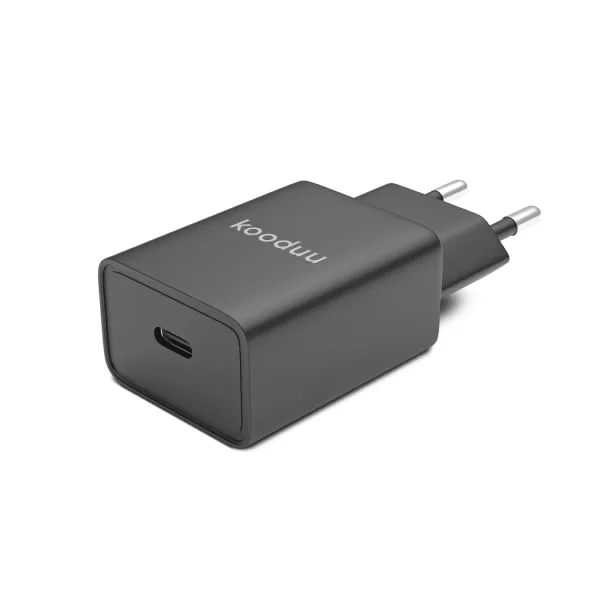 Kooduu USB-C Ladegerät Adapter – Schnell & Effizient, kompatibel mit Kooduu Produkten, ohne Kabel, zuverlässiges Laden