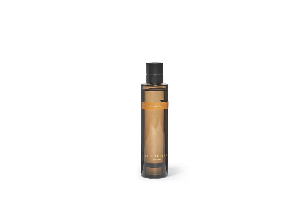 Locherber Milano Agathi's Amber Raumspray 100 ml - Skyline Collection, edler Duft mit Bernstein, Weihrauch, Rosen & Vanille