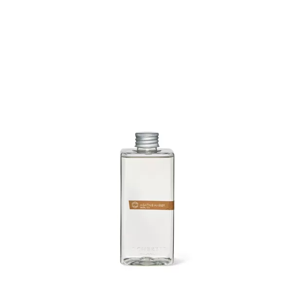 Locherber Milano Agathi's Amber Raumspray-Diffuser Nachfüllung 500 ml | Skyline Collection | Edler Duft von Bernstein & Weihrauch