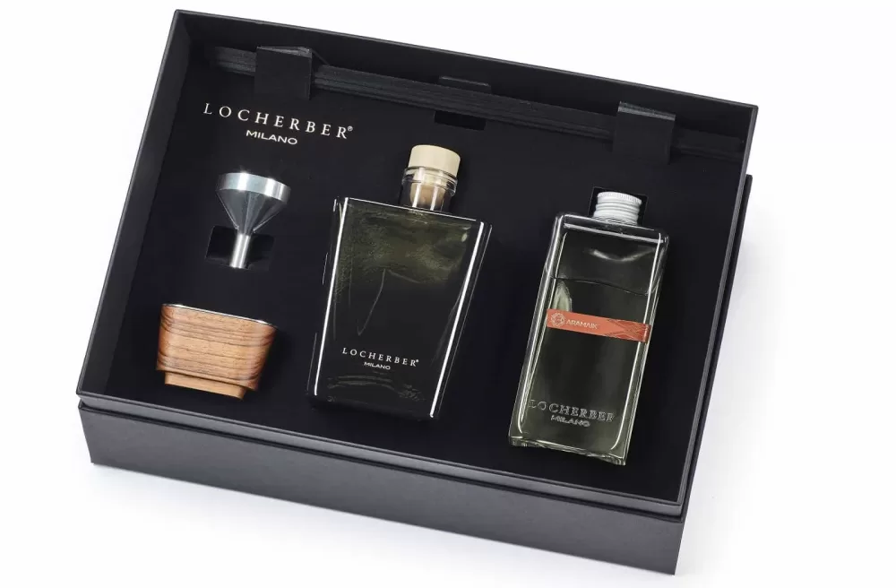 Locherber Milano Aramaik Skyline Collection Geschenkset 500ml – Aromatischer Holzduft, Myrrhe & Narde, Spirituelle Regeneration