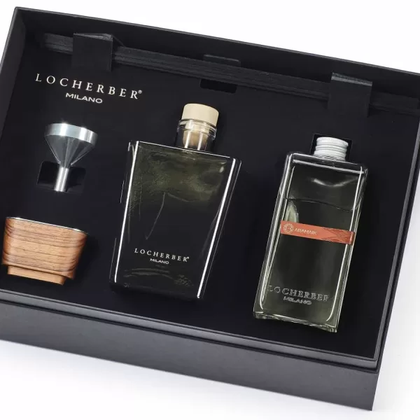 Locherber Milano Aramaik Skyline Collection Geschenkset 500ml – Aromatischer Holzduft, Myrrhe & Narde, Spirituelle Regeneration