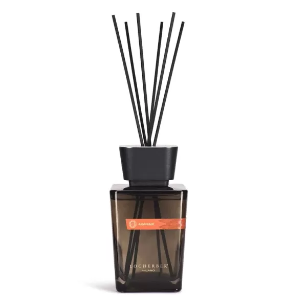 Locherber Milano Aramaik Diffuser 1000 ml | Skyline Collection | Süßer holziger Raumduft mit Myrrhe & Narden-Öl | Elegantes Design