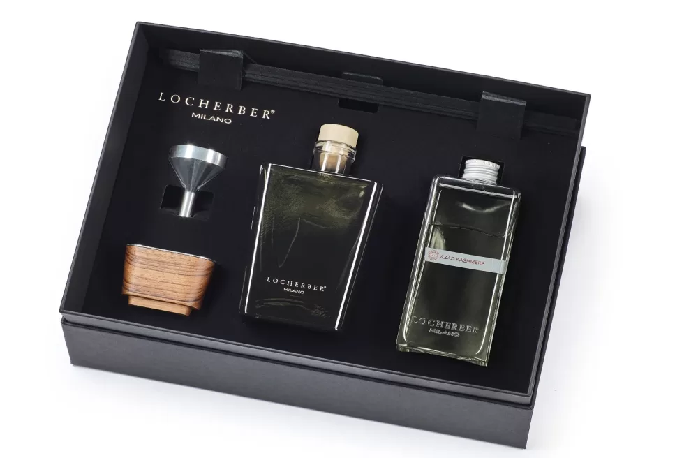 Locherber Milano Azad Kashmere Geschenkset 500 ml | Skyline Collection | Floral-holziger Duft mit Bergamotte, Jasmin & Vanille