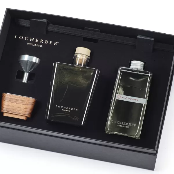 Locherber Milano Azad Kashmere Geschenkset 500 ml | Skyline Collection | Floral-holziger Duft mit Bergamotte, Jasmin & Vanille