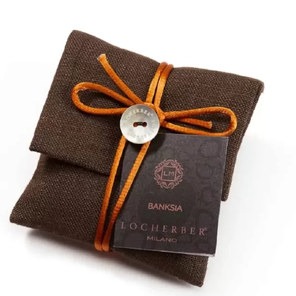 Locherber Milano Banksia Duftsachet | Skyline Collection | Aromatischer, holziger Duft mit Eukalyptus & Grapefruit, 100g