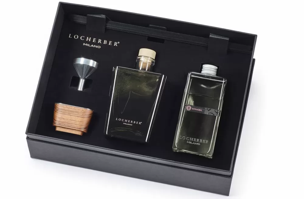 Locherber Milano Banksia Geschenkset 500 ml | Skyline Collection | Aromatischer, holziger Duft mit Eukalyptus & Grapefruit